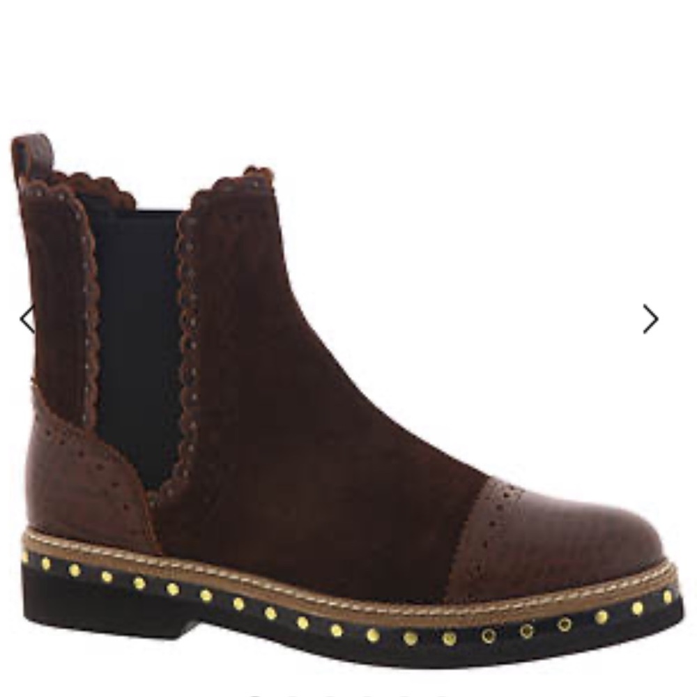 Free people brown atlas suede Chelsea boot - Picture 6 of 9